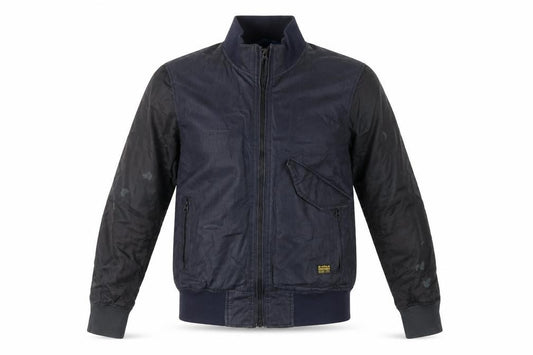 G-Star RAW Men's Blue M Bomber Jacket Full Zip Pockets