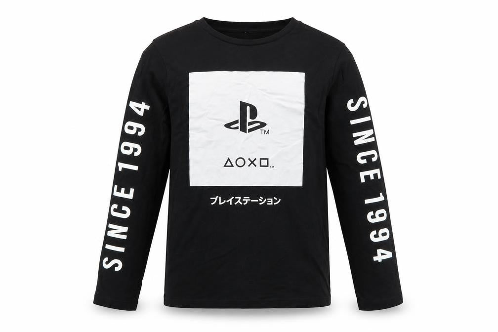 Marks and Spencer Boys Black 10-11 Years PlayStation Pyjama Top