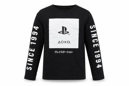 Marks and Spencer Boys Black 10-11 Years PlayStation Pyjama Top