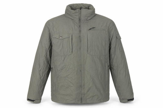Marks & Spencer Men's Khaki L Military Jacket Full Zip Lined