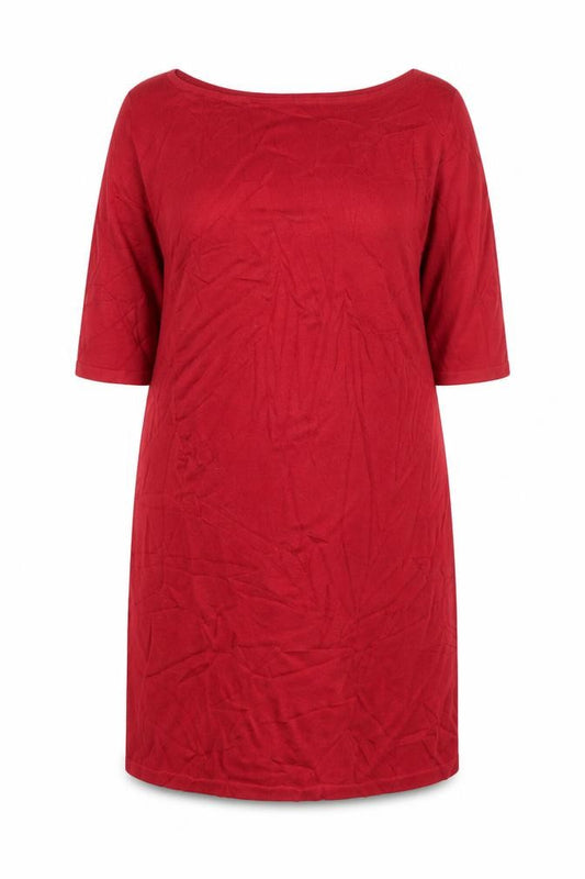 Phase Eight Women Red UK 18 Merino Blend Knit Jumper Dress Long Sleeve
