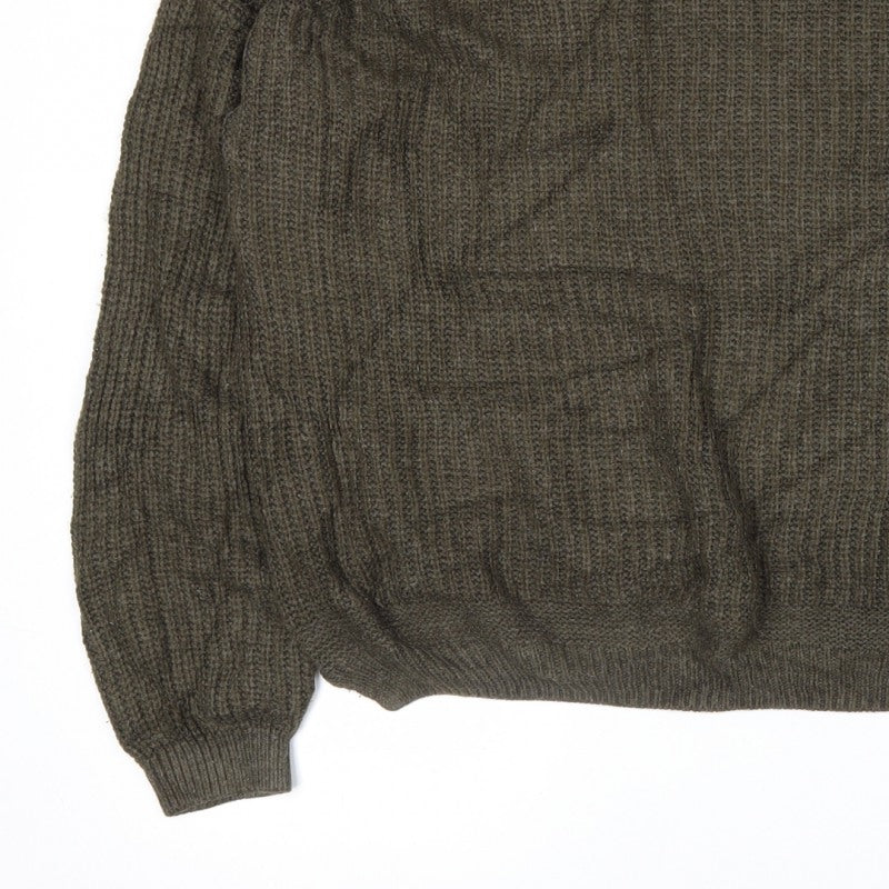 ASOS Women Grey UK 10 Cable Knit Crew Neck Pullover Jumper