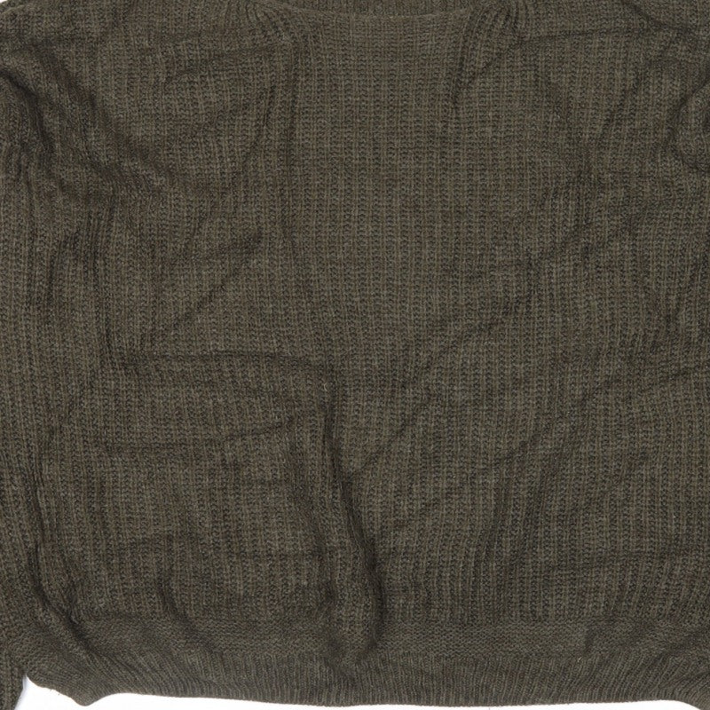 ASOS Women Grey UK 10 Cable Knit Crew Neck Pullover Jumper
