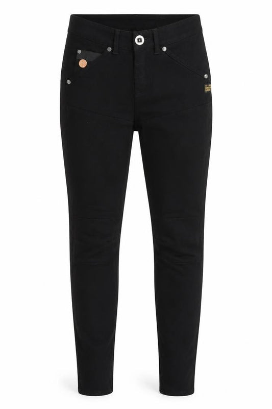 G-Star RAW Women’s Black XS Skinny Stretch Jeans Button Fly Logo