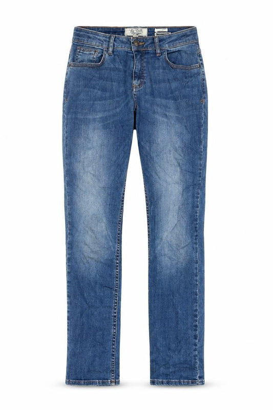 Fat Face Women’s Blue Size 10 Straight Mid Rise Stretch Everyday Jeans