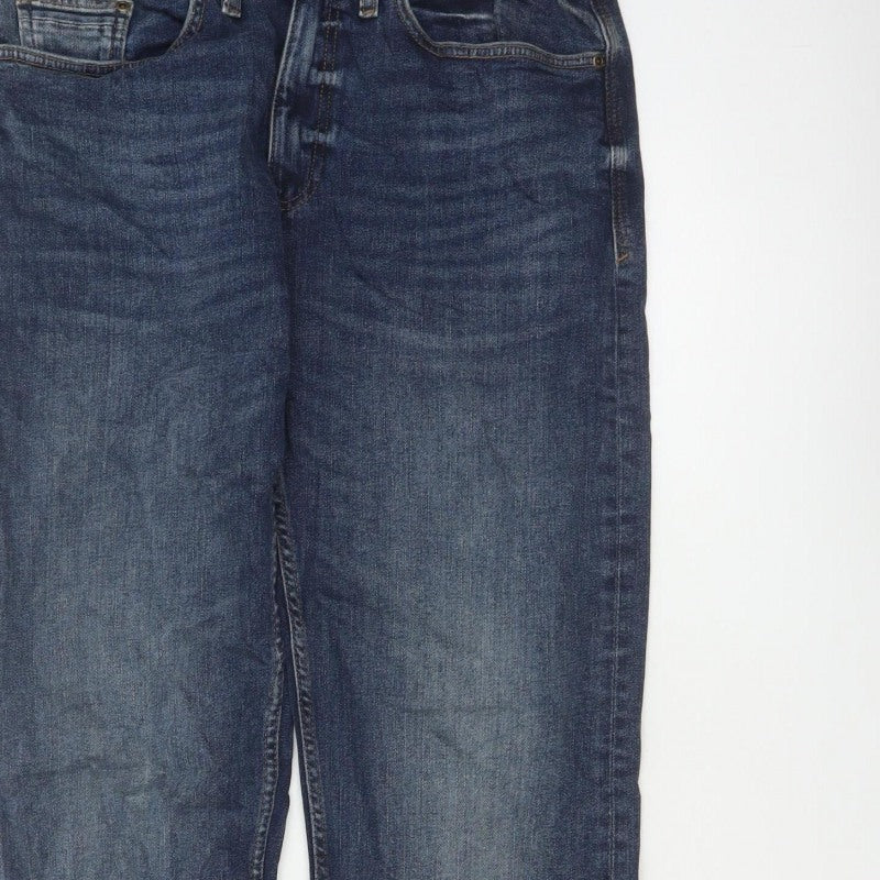 Marks & Spencer Men’s Blue Straight Fit Jeans W32 L31 Regular