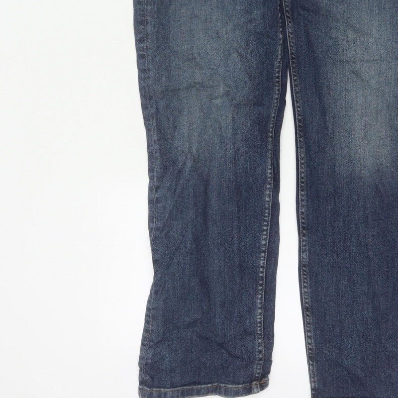 Marks & Spencer Men’s Blue Straight Fit Jeans W32 L31 Regular