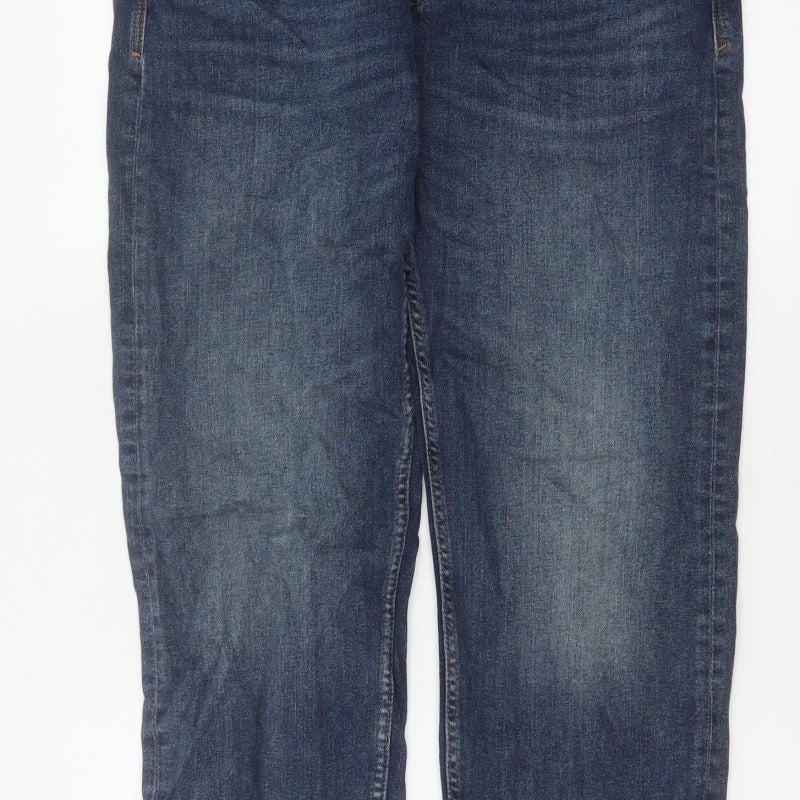 Marks & Spencer Men’s Blue Straight Fit Jeans W32 L31 Regular