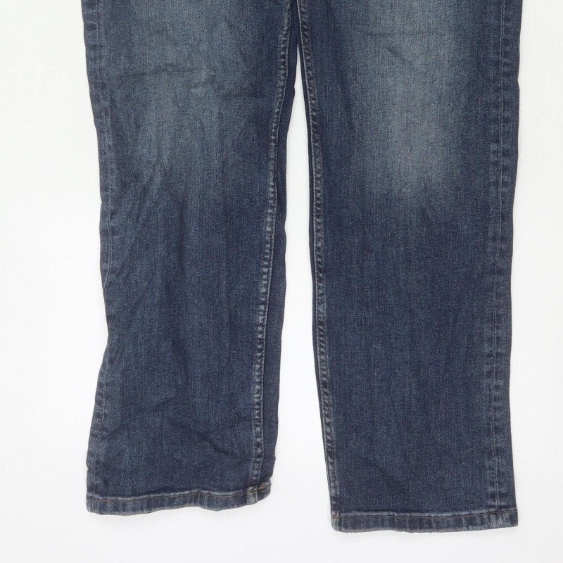 Marks & Spencer Men’s Blue Straight Fit Jeans W32 L31 Regular