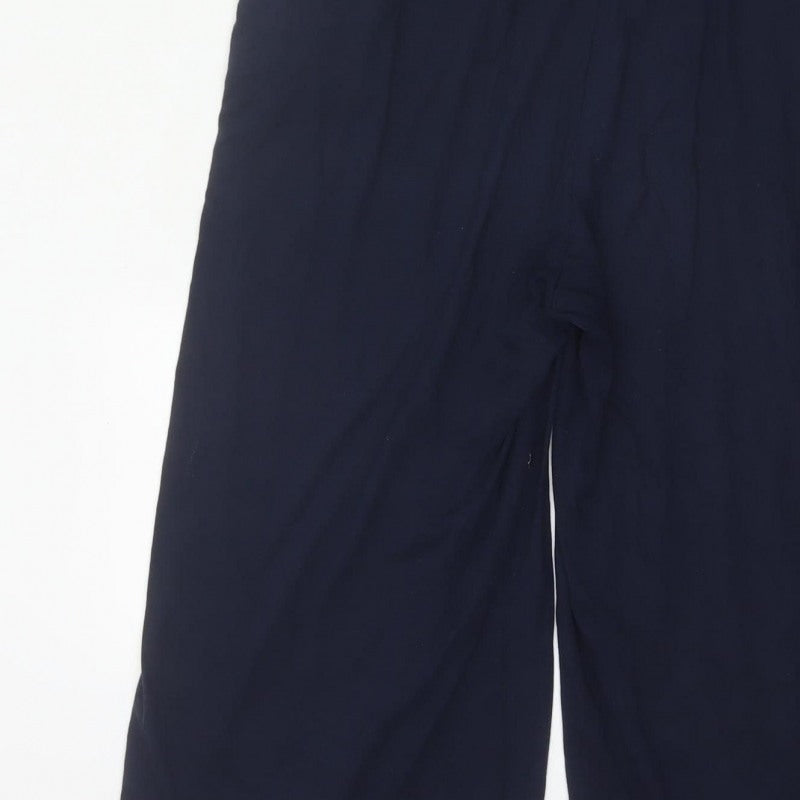 Seasalt Cornwall Women’s Blue Size 10 Wide-Leg Button Jumpsuit
