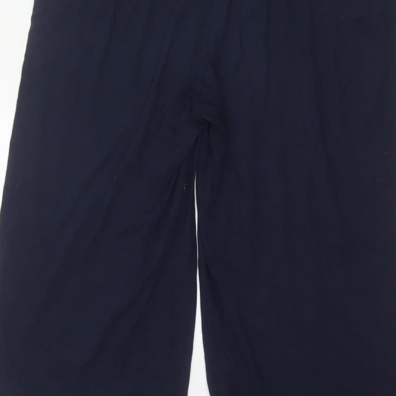 Seasalt Cornwall Women’s Blue Size 10 Wide-Leg Button Jumpsuit