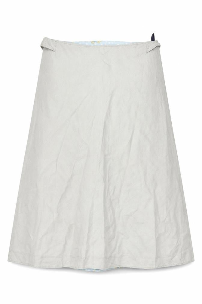 Boden Teens Beige A-Line Long Skirt Size 10 Lined Zip