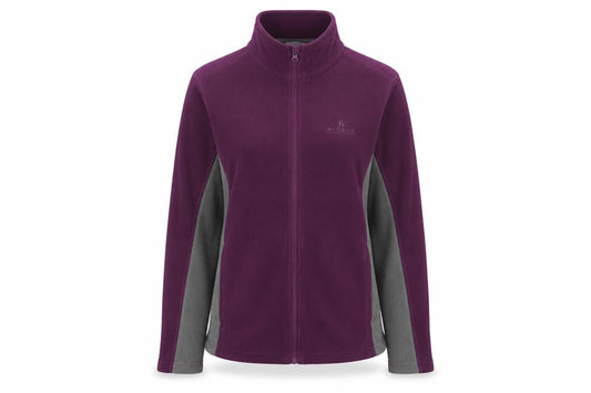 High Gear Women’s Purple Grey Size 14 Full Zip Fleece Jacket