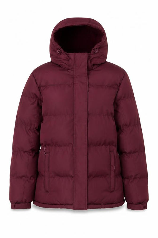 Mountain Warehouse Women’s Burgundy UK 12 Hooded Thermal Puffer Jacket