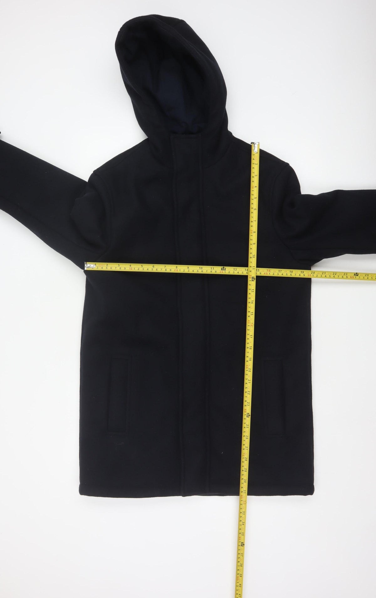 Primark Women’s Black XS Hooded Softshell Zip Coat Pockets