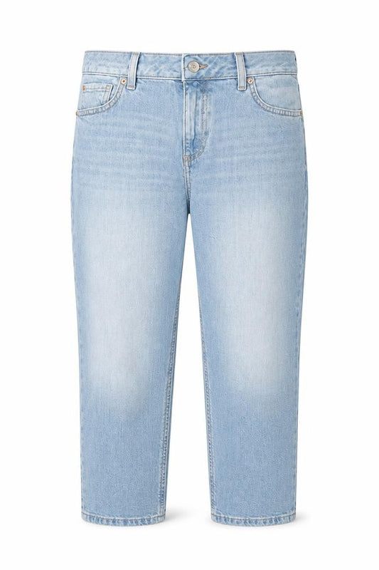 Marks and Spencer Women Blue UK 14 Slim Cropped Stretch Jeans Short
