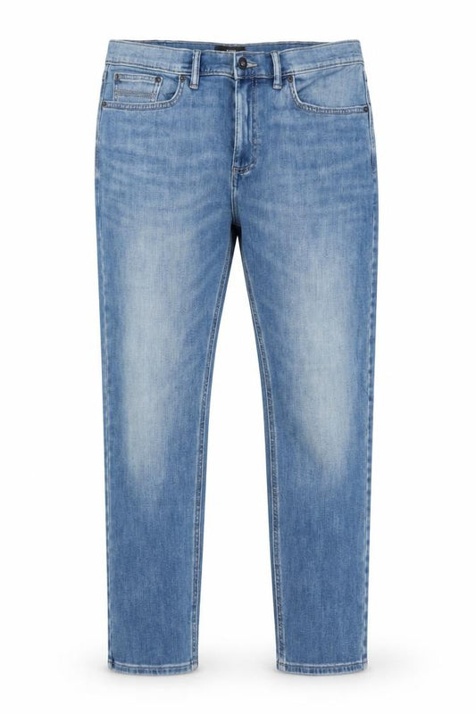 Marks and Spencer Men's Blue 36/29 Slim Fit Straight Stretch Jeans