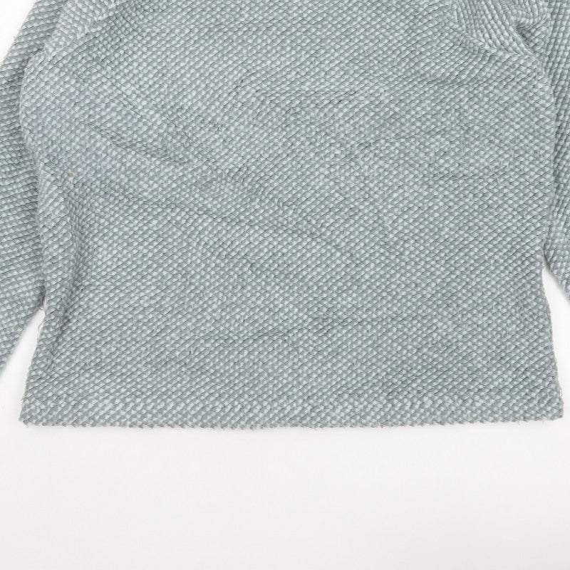 Craghoppers Women Grey UK 18 Henley Knit Button Sweatshirt