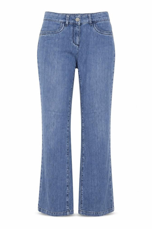 Vero Moda Women’s Blue UK 8 High Rise Straight Leg Denim Jeans
