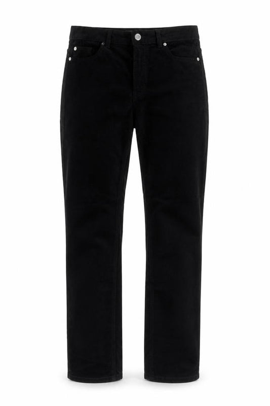 Marks and Spencer Women’s Black UK 10 Straight Corduroy Trousers