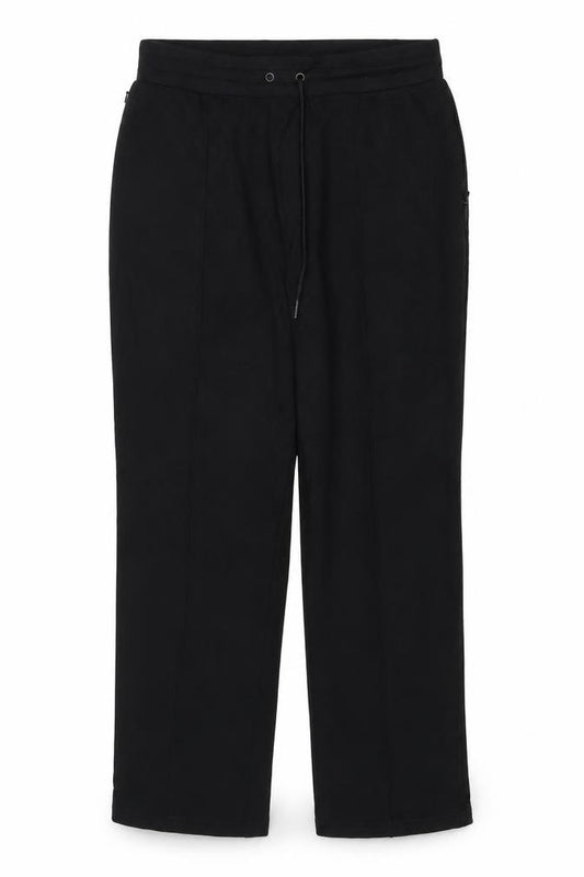 Marks and Spencer Women Black Size 14 Stretch Drawstring Trousers
