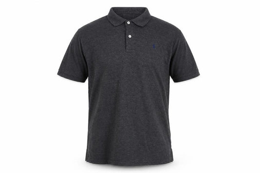 Polo Sport Ralph Lauren Men's Grey L Classic Cotton Logo Polo Shirt