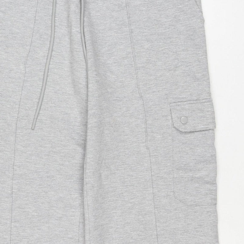 Marks and Spencer Women Grey Size 12 Cargo Jogger Trousers Drawstring
