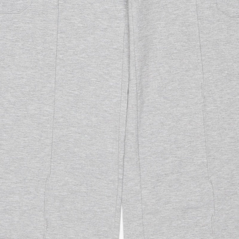 Marks and Spencer Women Grey Size 12 Cargo Jogger Trousers Drawstring