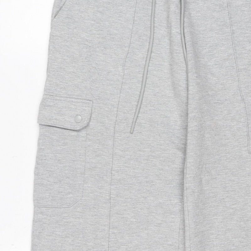Marks and Spencer Women Grey Size 12 Cargo Jogger Trousers Drawstring