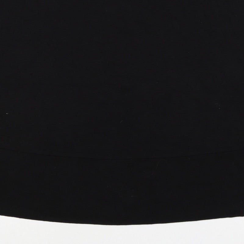 COS Women's Black M Basic Stretch Knit Cap Sleeve T-Shirt