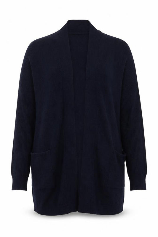 Marks and Spencer Women’s Navy Blue UK 16 Cashmere Wool Open Cardigan