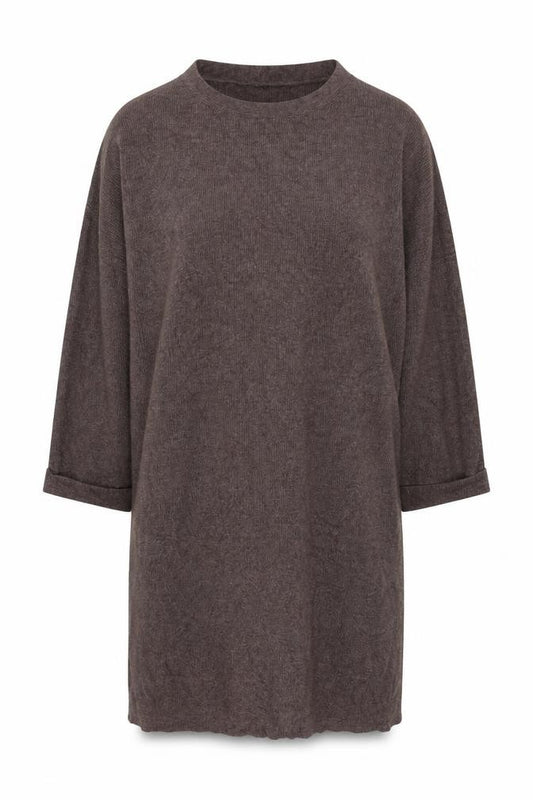 John Lewis Women’s Brown Size 16 V-Neck Fine Knit Wool Blend Jumper