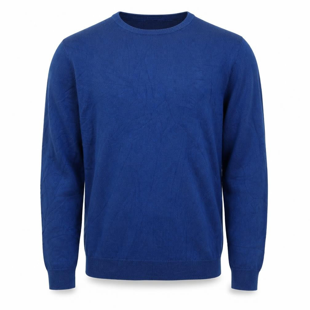 James Pringle Men’s Blue L Crew Neck Acrylic Pullover Jumper