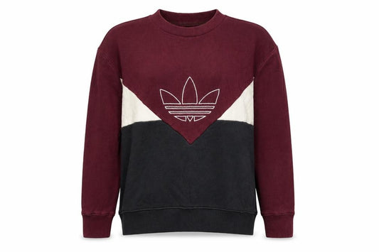 Adidas Women’s Multicolour UK 12 Trefoil Colourblock Pullover Sweatshirt