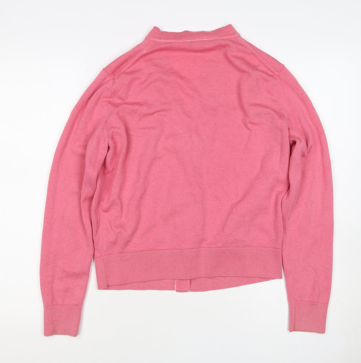 COS Women’s Pink S 100% Wool V-Neck Button Cardigan