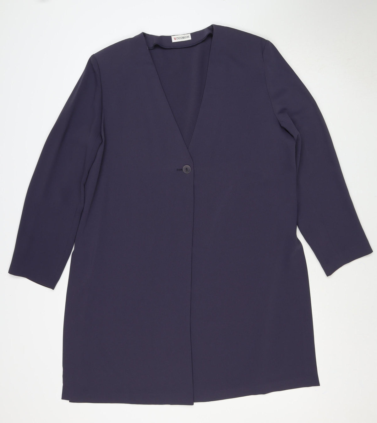Windsmoor Women’s Blue Size 18 Single-Breasted Suit Jacket Blazer