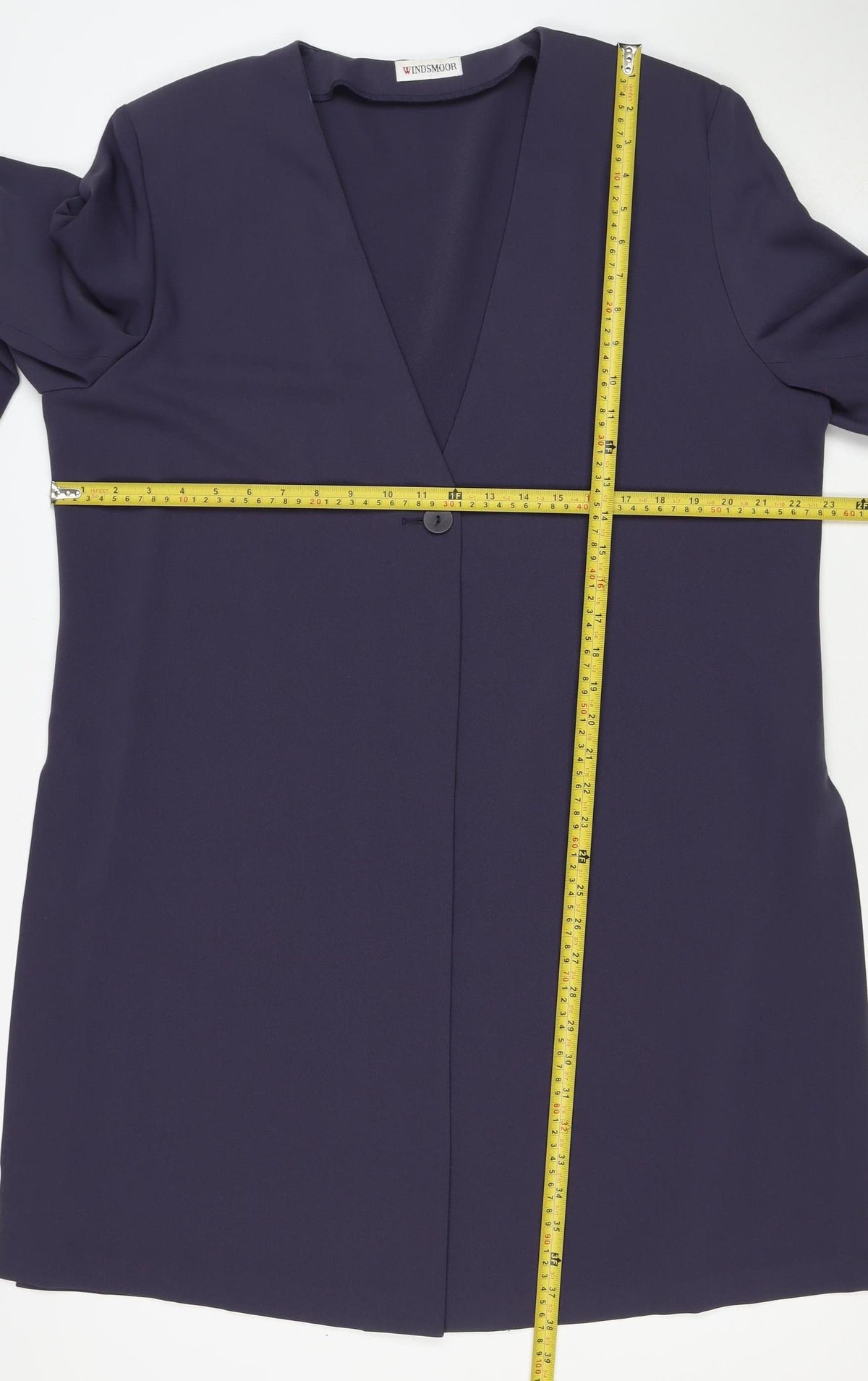 Windsmoor Women’s Blue Size 18 Single-Breasted Suit Jacket Blazer