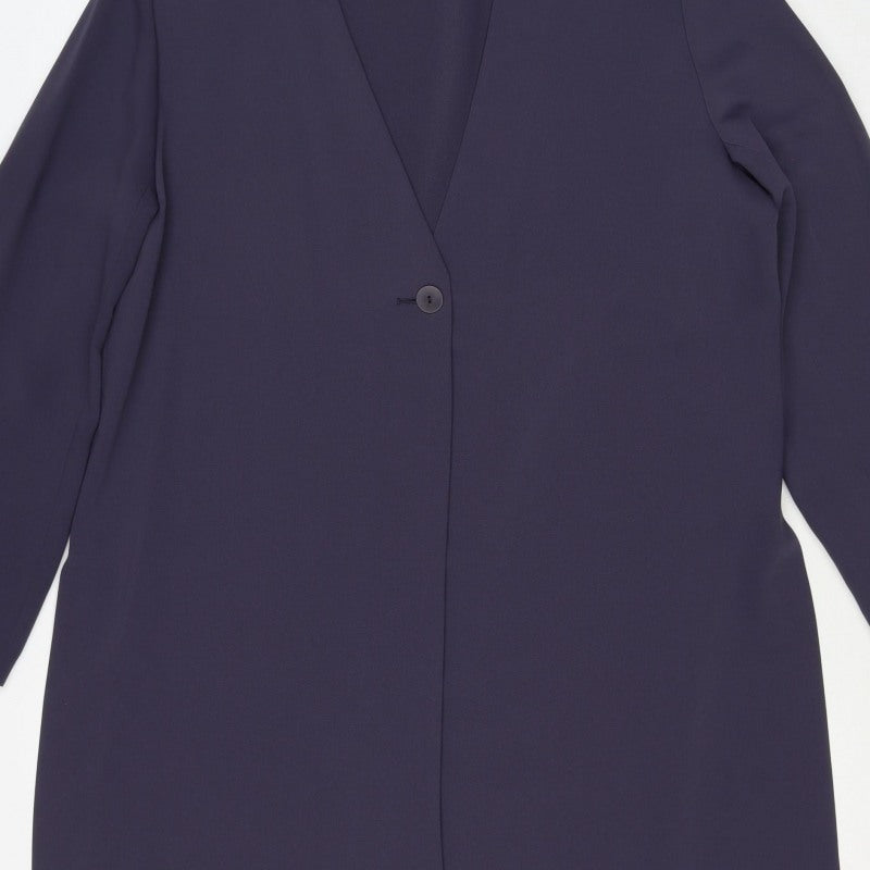 Windsmoor Women’s Blue Size 18 Single-Breasted Suit Jacket Blazer