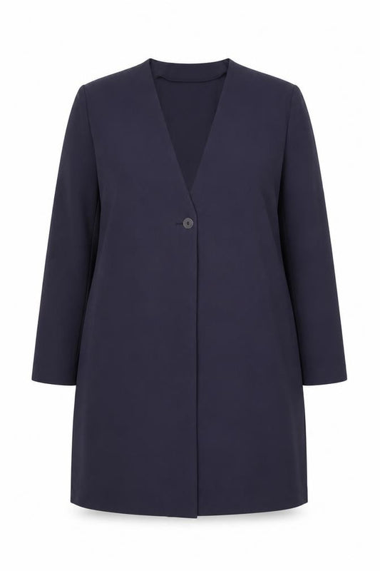Windsmoor Women’s Blue Size 18 Single-Breasted Suit Jacket Blazer