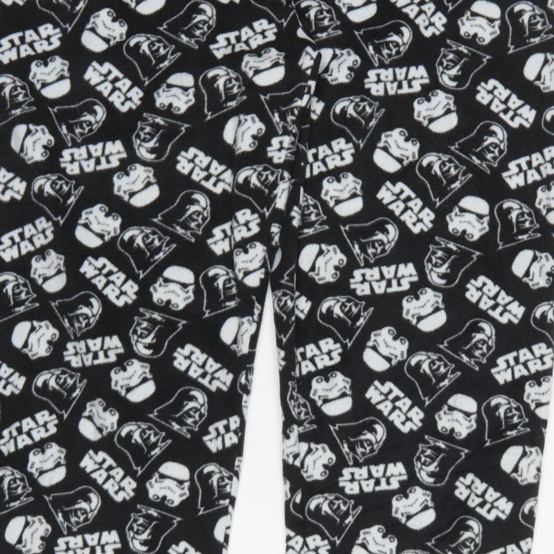 George Men’s Black XL Star Wars Fleece Drawstring Pyjama Pants