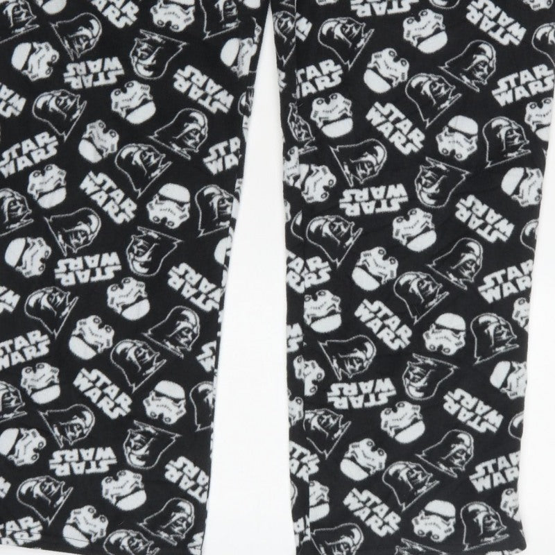 George Men’s Black XL Star Wars Fleece Drawstring Pyjama Pants