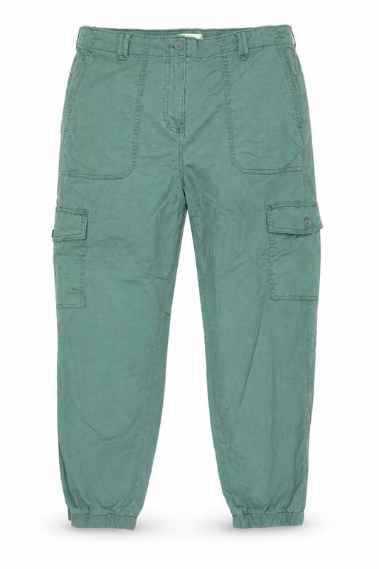M&S Women Green Size 14 Regular Cargo Tapered Jogger Trousers