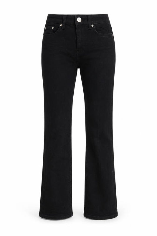 Marks & Spencer Women Black UK 8 Eva High Rise Bootcut Stretch Jeans