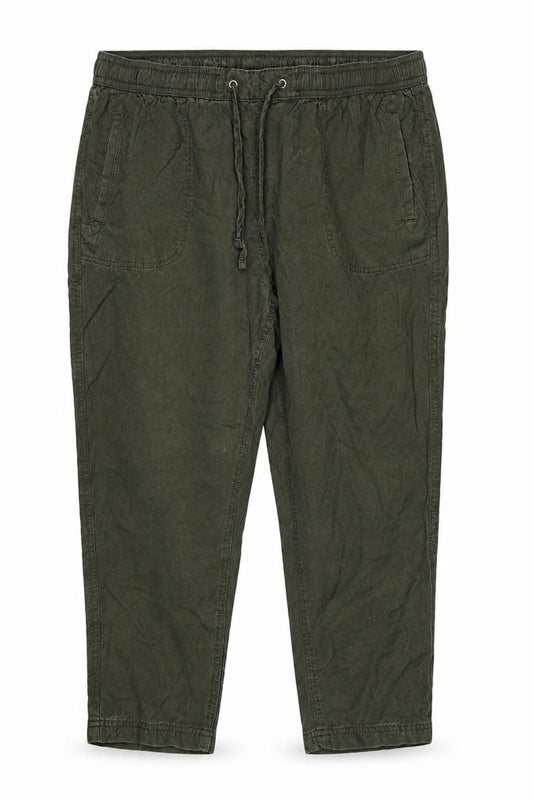 Marks and Spencer Women Green UK 16 Short Lyocell Jogger Trousers
