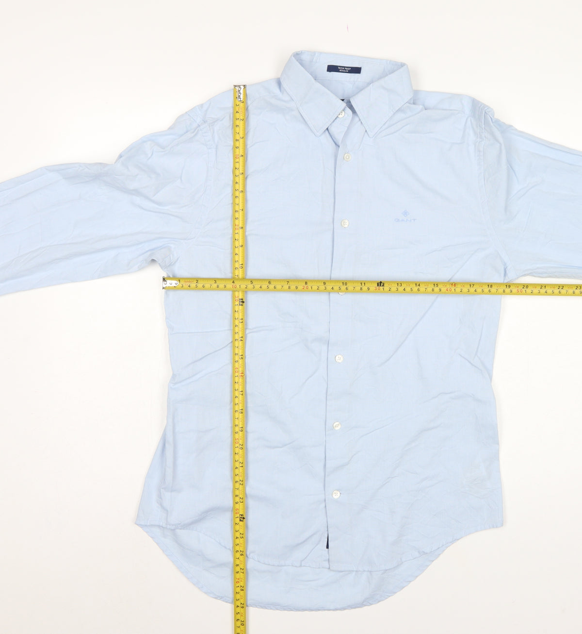 GANT Men's Blue M Tech Prep Regular Button-Down Long Sleeve Shirt