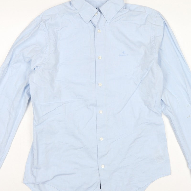 GANT Men's Blue M Tech Prep Regular Button-Down Long Sleeve Shirt