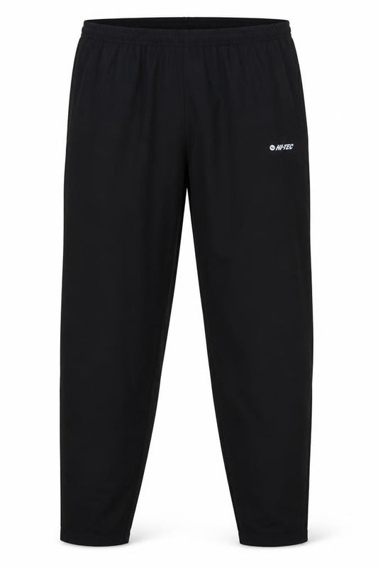 Hi-Tec Men's Black L Saldem Tapered Jogger Trousers Ankle Zip