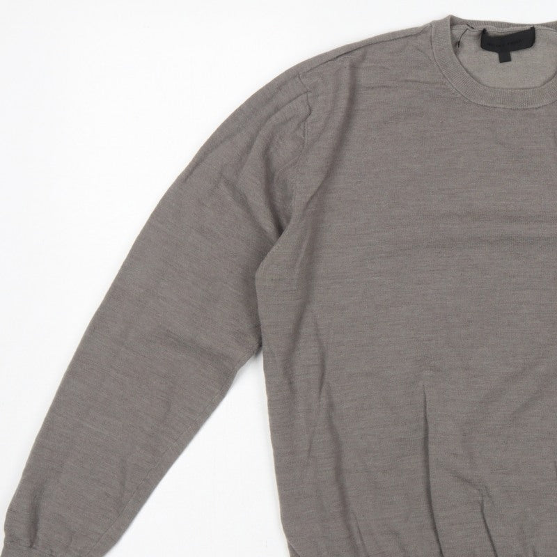 Nicole Farhi Men’s Grey Wool Blend Crew Neck Pullover Jumper L