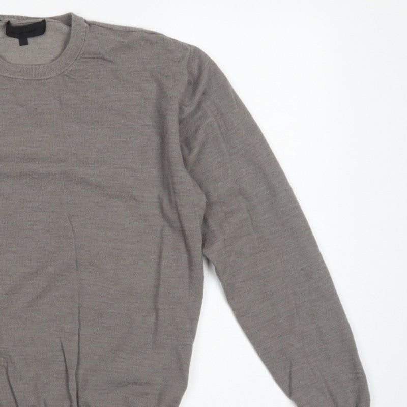 Nicole Farhi Men’s Grey Wool Blend Crew Neck Pullover Jumper L