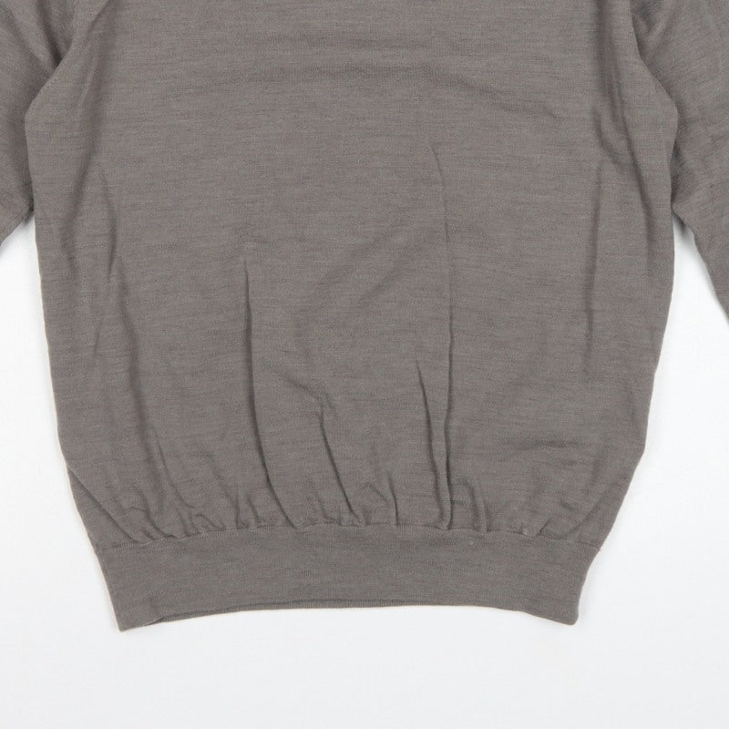 Nicole Farhi Men’s Grey Wool Blend Crew Neck Pullover Jumper L
